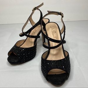 Sparkling Black Heels